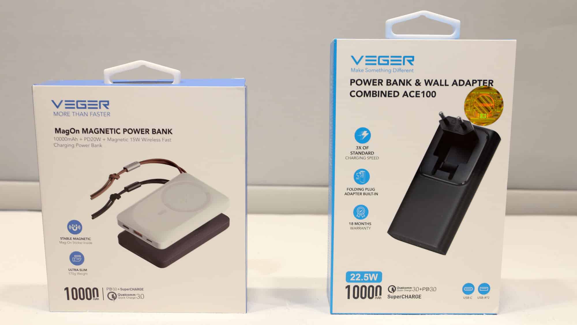 Veger Power Banks Review: ACE100 & MagOn - Hardware Busters