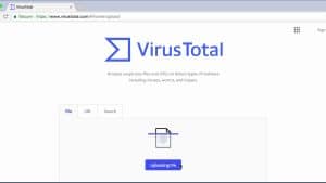 ViRUSTOTAL UI