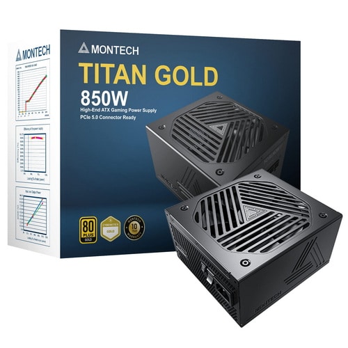 Montech Titan Gold 850W PSU Review - Hardware Busters