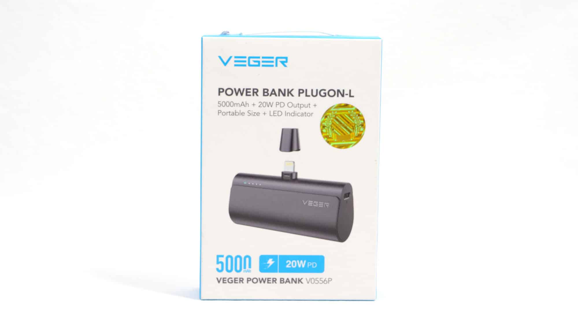  VEGER Portable Charger, USB C Power Bank, 5000mAh Mini