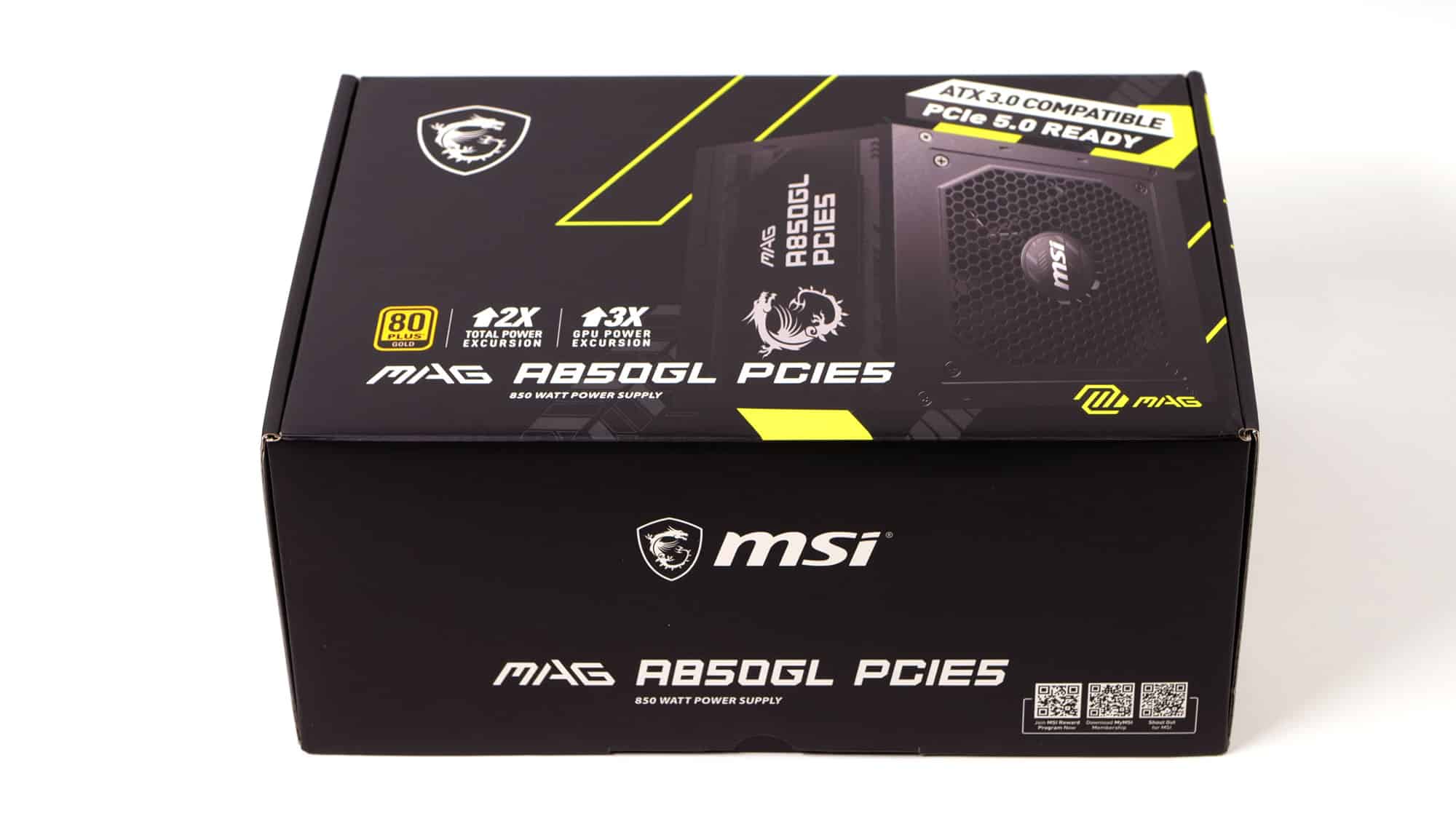 MSI MAG A850GL PCIE5 Power Supply Unit Review