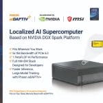 Table Top Card MSI-branded Version of DGX Spark